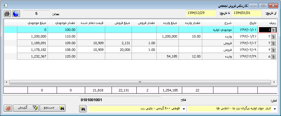 tajamoee forosh kardex 1